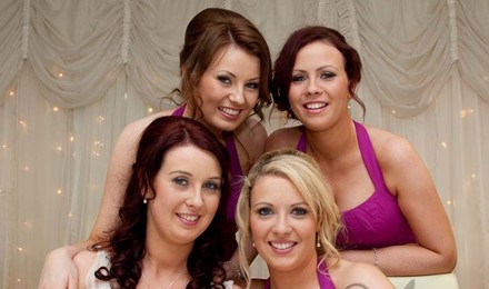 Bride and Bridesmaids at Wedding